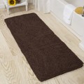 Hastings Home Hastings Home Memory Foam Shag Bath Mat 2-feet by 5-feet - Chocolate 671544TTB